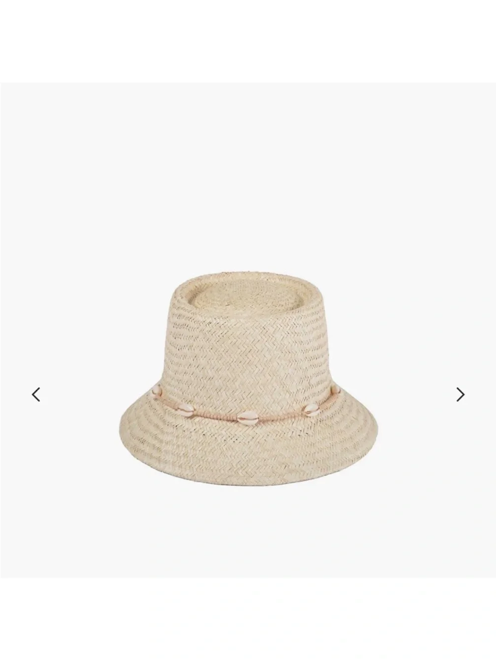 Lack of color Inca bucket hat seashells